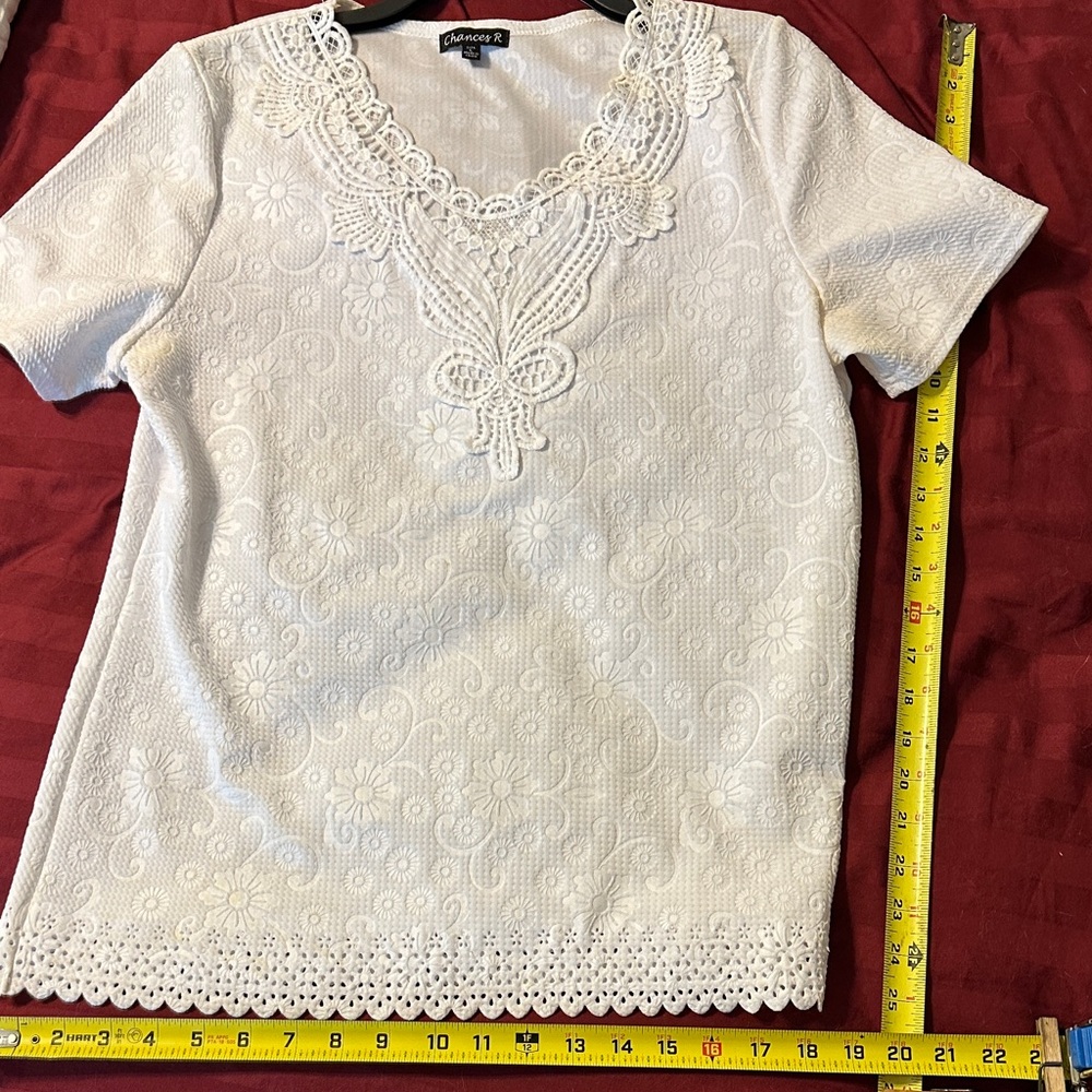 Elegant Cream Lace Blouse